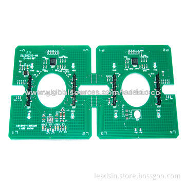 FR4 Single-sided Circuit Board with Immersion Au, 0.21 to 7.0mm Board Finish Thickness